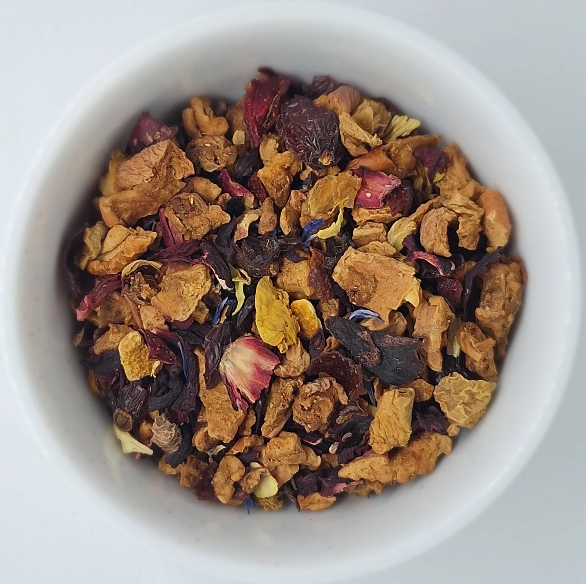 [KM708_100] MISCELA PER INFUSI AROM.FRUTTI TROPICALI 100 G.